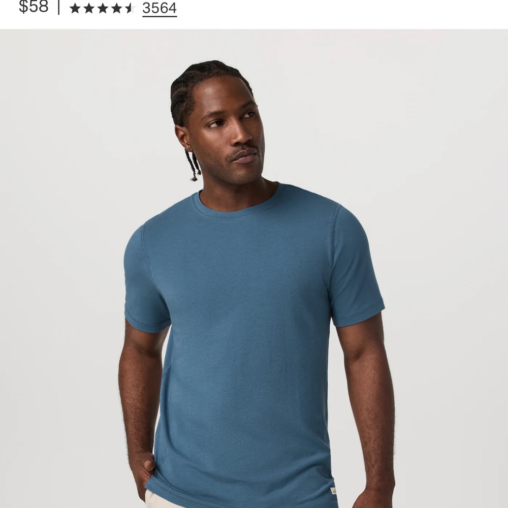 Men’s Vuori Tuvalu Tee NWOT